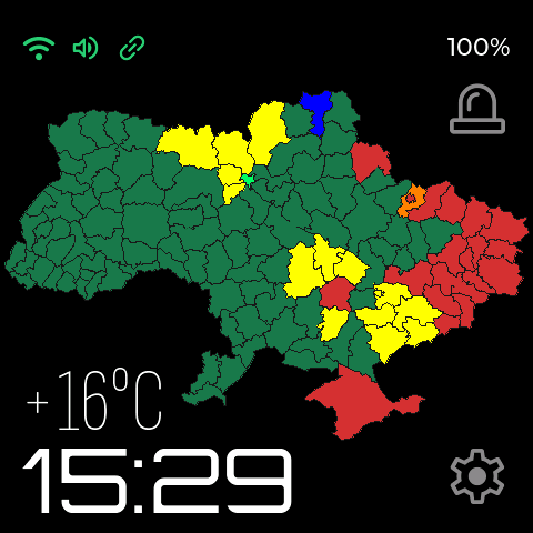 Режим «Мапа тривог»